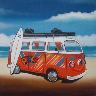 Bali Painting » Volkswagen Painting - Bali Painting Collections, Ubud ...
